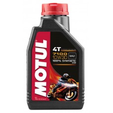 Motul 7100 4T 10W30 Синтетическое моторное масло для мотоциклов (1 л)