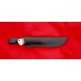 Нож "Бурундук", клинок сталь 95Х18 со следами ковки, рукоять береста, металл
