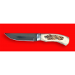 Нож Охотничий "Бурундук", цельнометаллический, клинок сталь 95Х18, рукоять лосиный рог