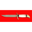 Нож "Финка НКВД", клинок сталь 95X18, рукоять лосиный рог, латунь