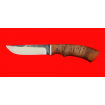 Нож "Грибник", клинок сталь 95Х18 со следами ковки, рукоять береста