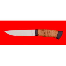 Нож охотничий "Леопард", клинок сталь 95Х18, рукоять береста