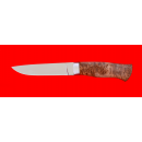 Нож Охотничий "Леопард", клинок сталь 95Х18, рукоять карельская берёза