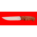 Нож охотничий "Марал", клинок сталь 95Х18, рукоять карельская берёза