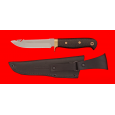 Нож "Рыбацкий-3", клинок сталь 95Х18, цельнометаллический, рукоять карбон, фигурные штифты