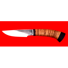 Нож охотничий "Рысь-2", клинок сталь 95Х18 со следами ковки, рукоять береста