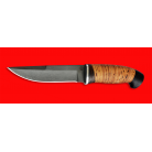 Нож "Марал", клинок сталь D2, рукоять береста 