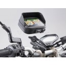 SW-MOTECH Universal GPS Mount Kit Navi Case Pro L - Универсальный чехол для смартфонов, навигаторов в комплекте с креплением на руль, зеркало арт. GPS.00.308.30201/B   